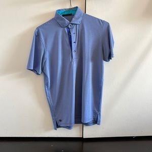 Blue Greyson Striped Polo